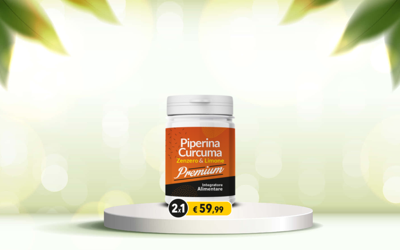 Detox naturale: scopri come Piperina e Curcuma Premium migliorano il tuo benessere